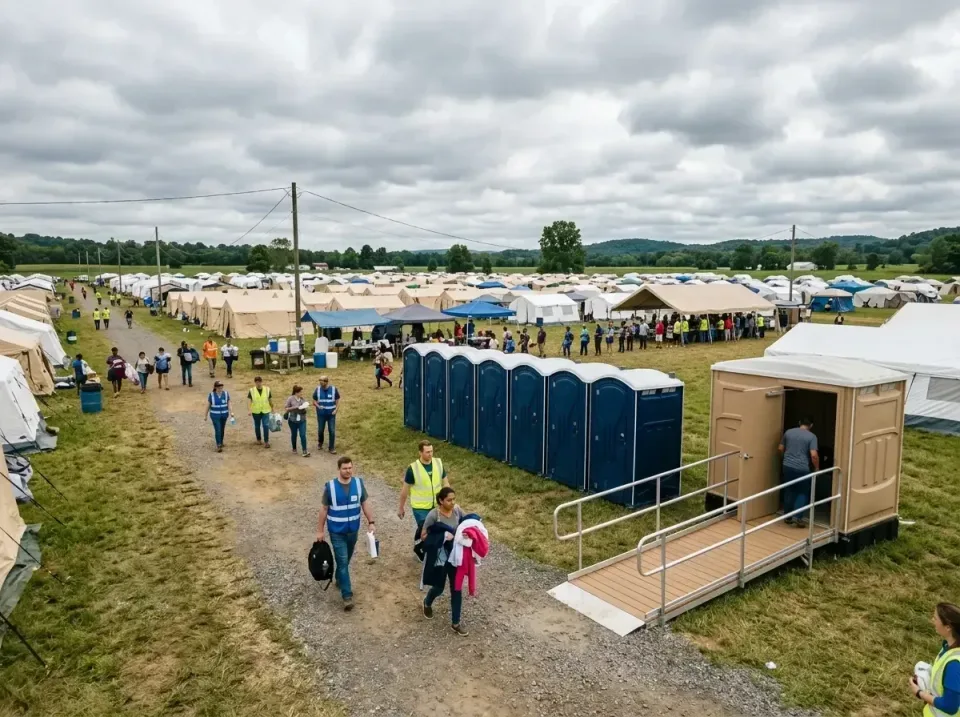 disaster-relief-camp-restrooms-010 — frequently asked questions, Dumpster & Portable Bathrooms Rental in Sissonville, WV